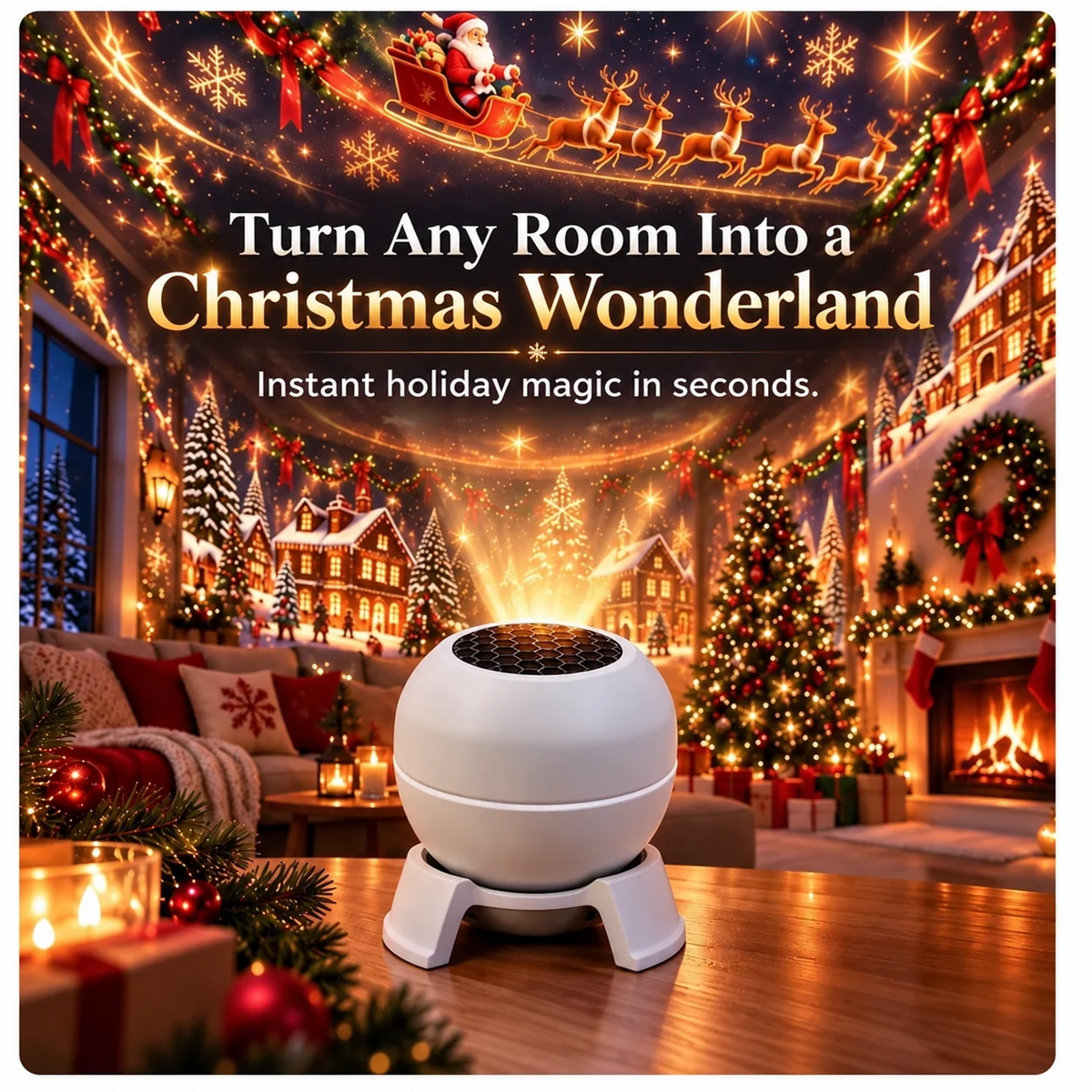 π
Turn Any Room Into a Christmas Wonderland β Holiday Projection Night Light