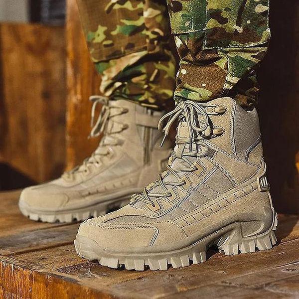 Mens Orthopedic Support Anti-Puncture Work Boots Waterproof Anti-Sprain Hiking Boots