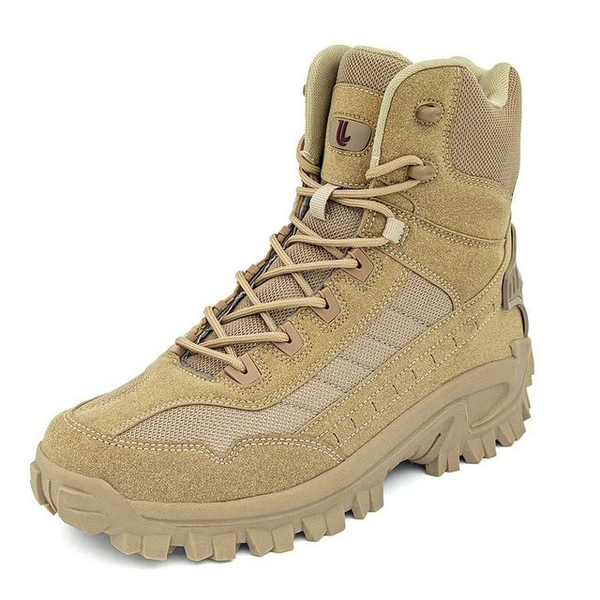 Mens Orthopedic Support Anti-Puncture Work Boots Waterproof Anti-Sprain Hiking Boots