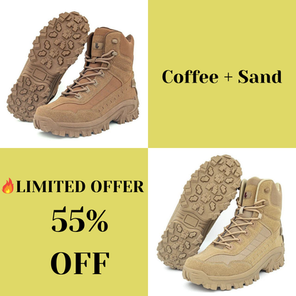 Mens Orthopedic Support Anti-Puncture Work Boots Waterproof Anti-Sprain Hiking Boots