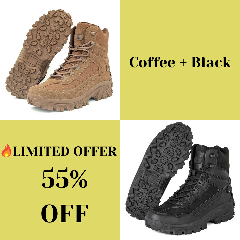 Mens Orthopedic Support Anti-Puncture Work Boots Waterproof Anti-Sprain Hiking Boots
