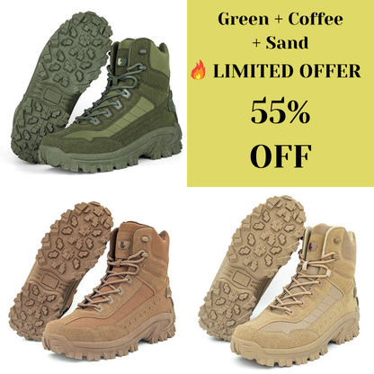 Mens Orthopedic Support Anti-Puncture Work Boots Waterproof Anti-Sprain Hiking Boots