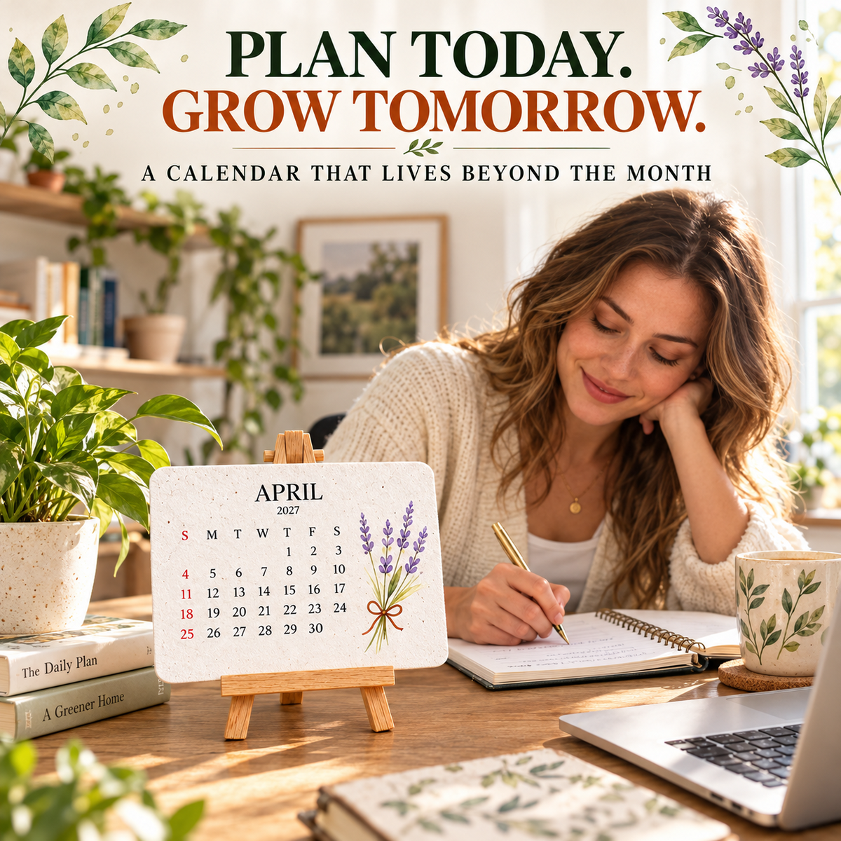 🎄Early Holiday Sale 50% OFF 🌱Eco-Friendly Plantable “Timeless” Seed Calendar 2027