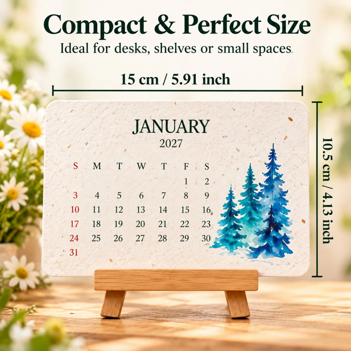 🎄Early Holiday Sale 50% OFF 🌱Eco-Friendly Plantable “Timeless” Seed Calendar 2027
