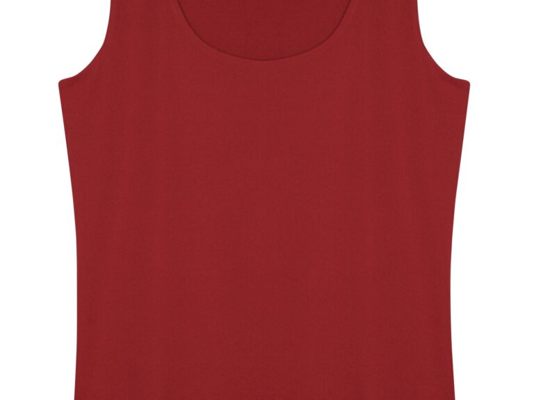Kalın Askılı Basic Bluz Bordo