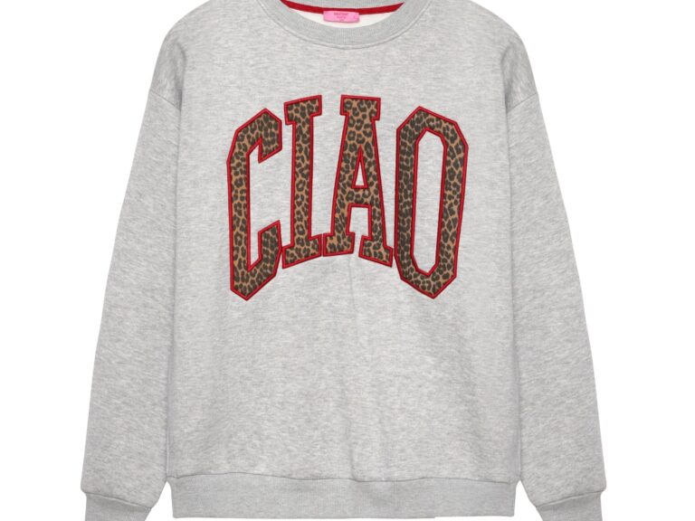 Leopar Baskı Detaylı Sweatshirt Grimelanj